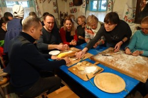 Соромитницкие вечерницы, Полесская хата